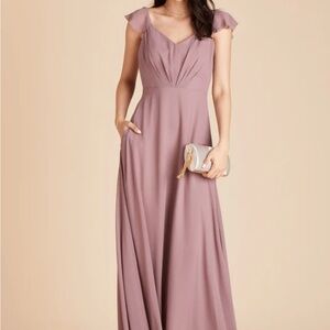 Birdy Grey Mauve Sweetheart Empire Gown for Wedding